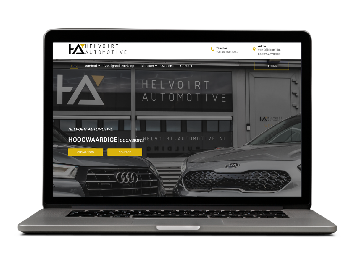 Screenshot of Helvoirt Automotive