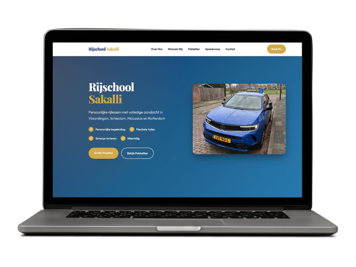 Screenshot of Rijschool Sakalli
