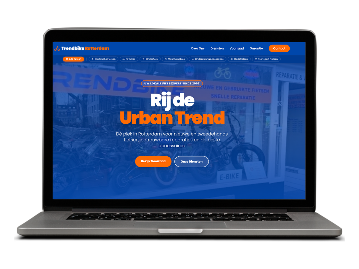 Screenshot of Trendbike Rotterdam